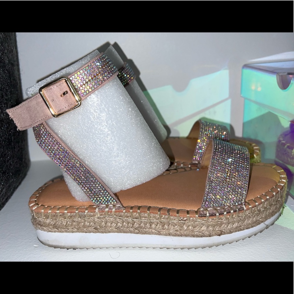 EUC Madden Girl Rhinestone Sandals - Picture 3 of 12